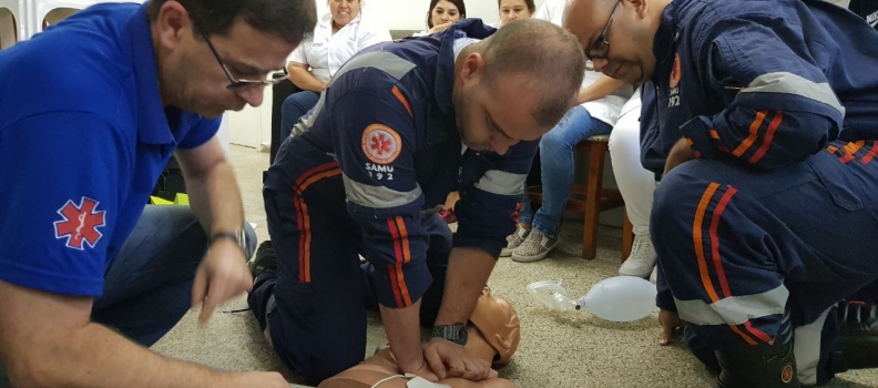 SAMU participa de capacitação para uso de equipamentos cardiológicos SAMU participa de capacitação para uso de equipamentos cardiológicos